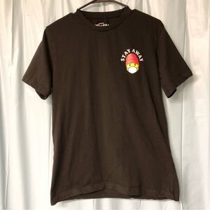 Eighty Eight brand "Socially Distant" black short-sleeve graphic tee